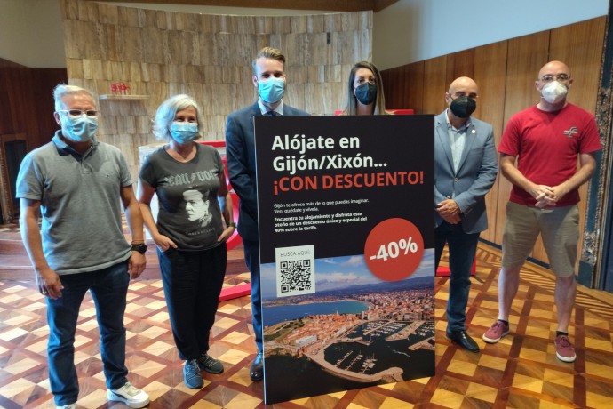 Un 40% de descuento en los alojamientos de Gijón/Xixón este otoño