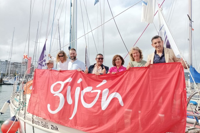Gijón/Xixón recibe a la ganadora de la Golden Global Race