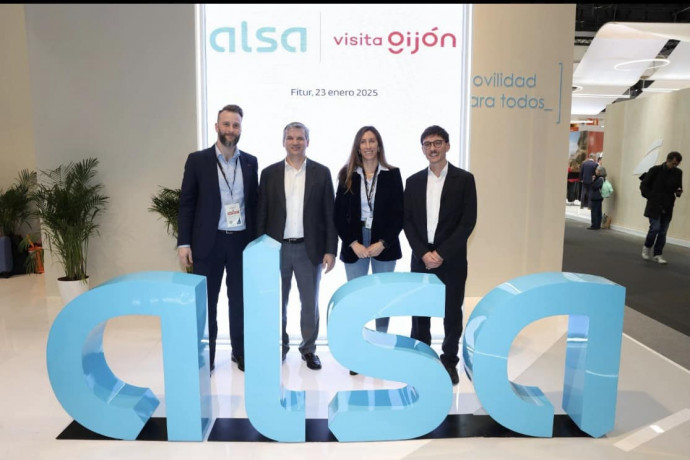 Alsa y Visita Gijón/Xixón presentan un acuerdo de colaboración en FITUR